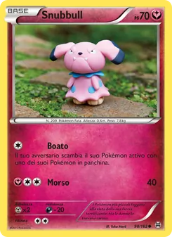 Carta Snubbull dell'espansione Turbo Blitz, numero 98/162