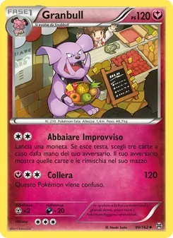 Carta Granbull dell'espansione Turbo Blitz, numero 99/162