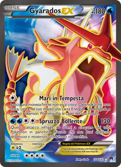 Carta Gyarados EX dell'espansione Turbo Crash, numero 114/122