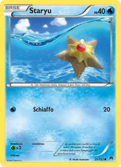 Carta Staryu dell'espansione Turbo Crash, numero 25/122