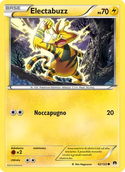 Carta Electabuzz dell'espansione Turbo Crash, numero 42/122