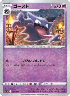 Kartu Haunter dari VSTAR Universe, nomor 047/172