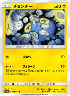 Kartu Chinchou dari チャンピオンロード, nomor 023/66